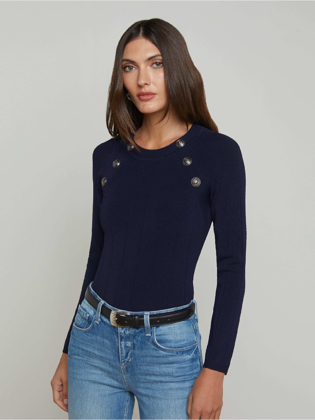 L'agence Gretchen Sweater Navy